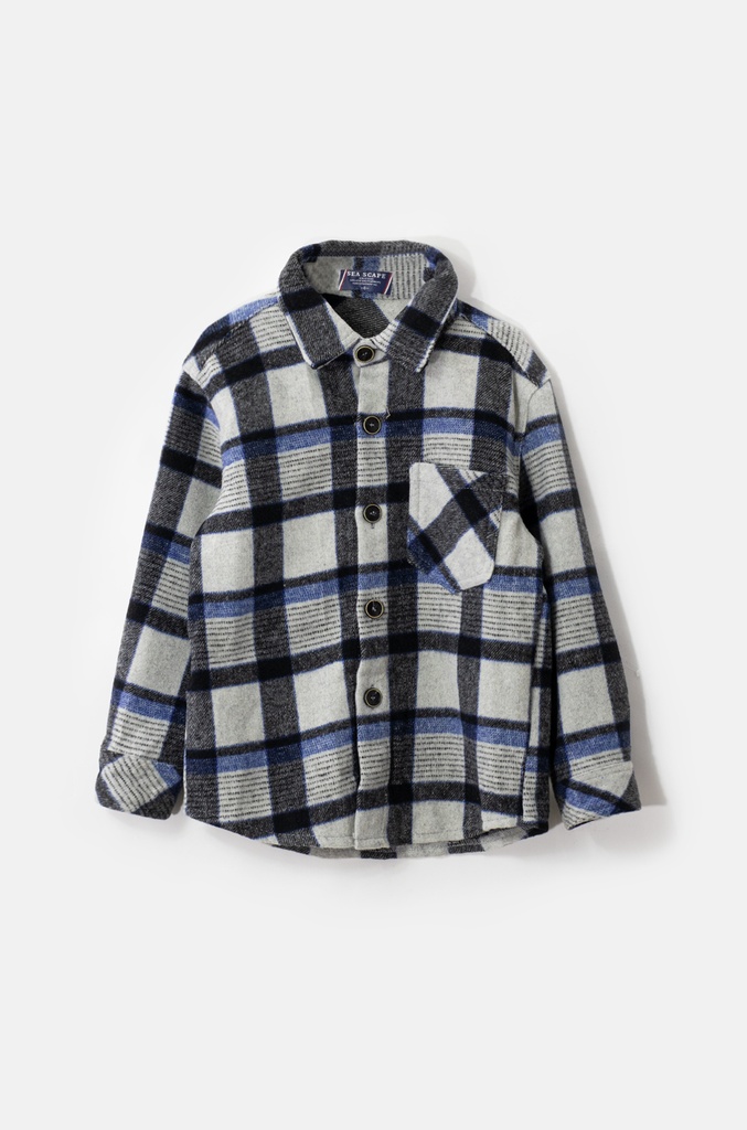 10016 Azul -JL22077S Camisa de Niño (17B3) 14-16