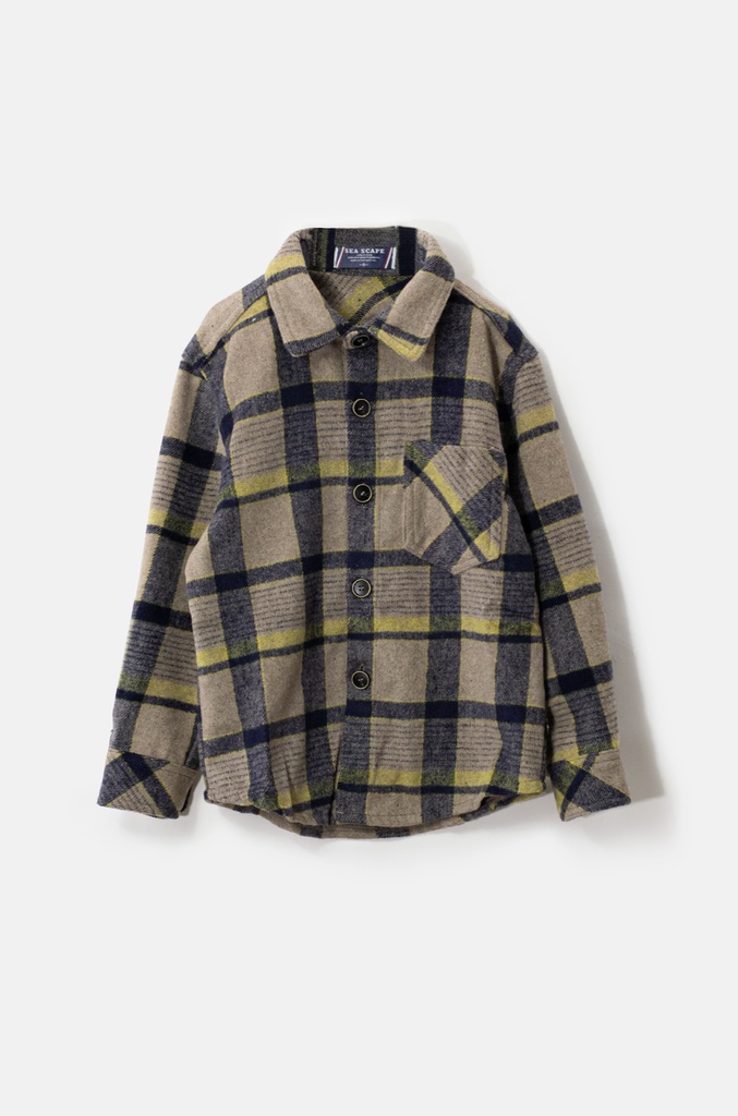 10016-C Cafe -JL22077S Camisa de Niño (17E1)