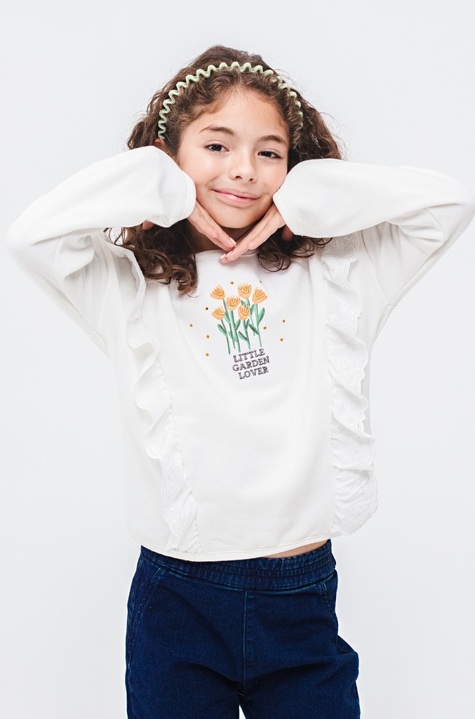 10043 Sudadera de niña (6A4)