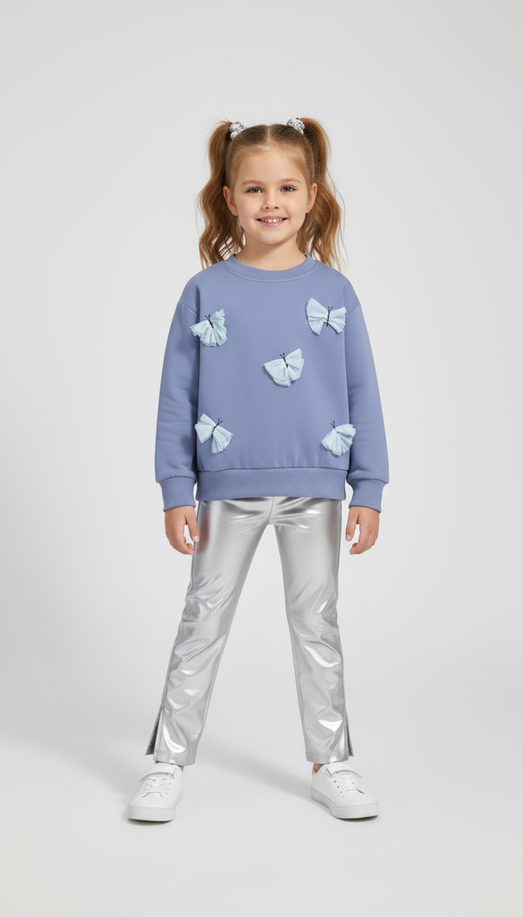 12582-T10-12 Sudadera de Niña (7H1)