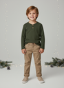 12684-Verde Playera de Niño (25D4)