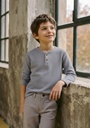 12687 Gris Playera de Niño (25D4)