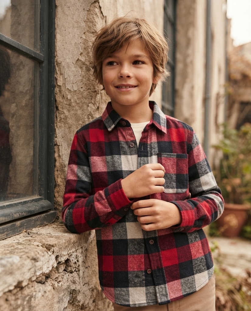 12763-T10-16 Camisa de Niño (6H2)
