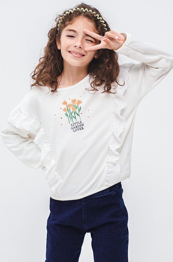 10043 Sudadera de niña (5H1)