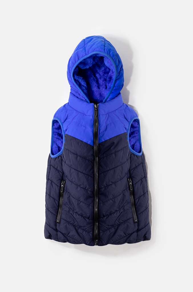 10286-AB1393 Chaleco azul de niño (17D2)