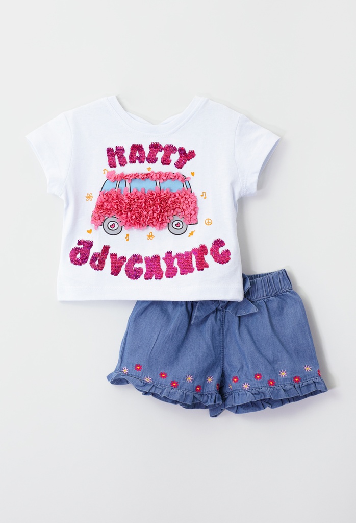 8258 Conjunto de niña (3H1)