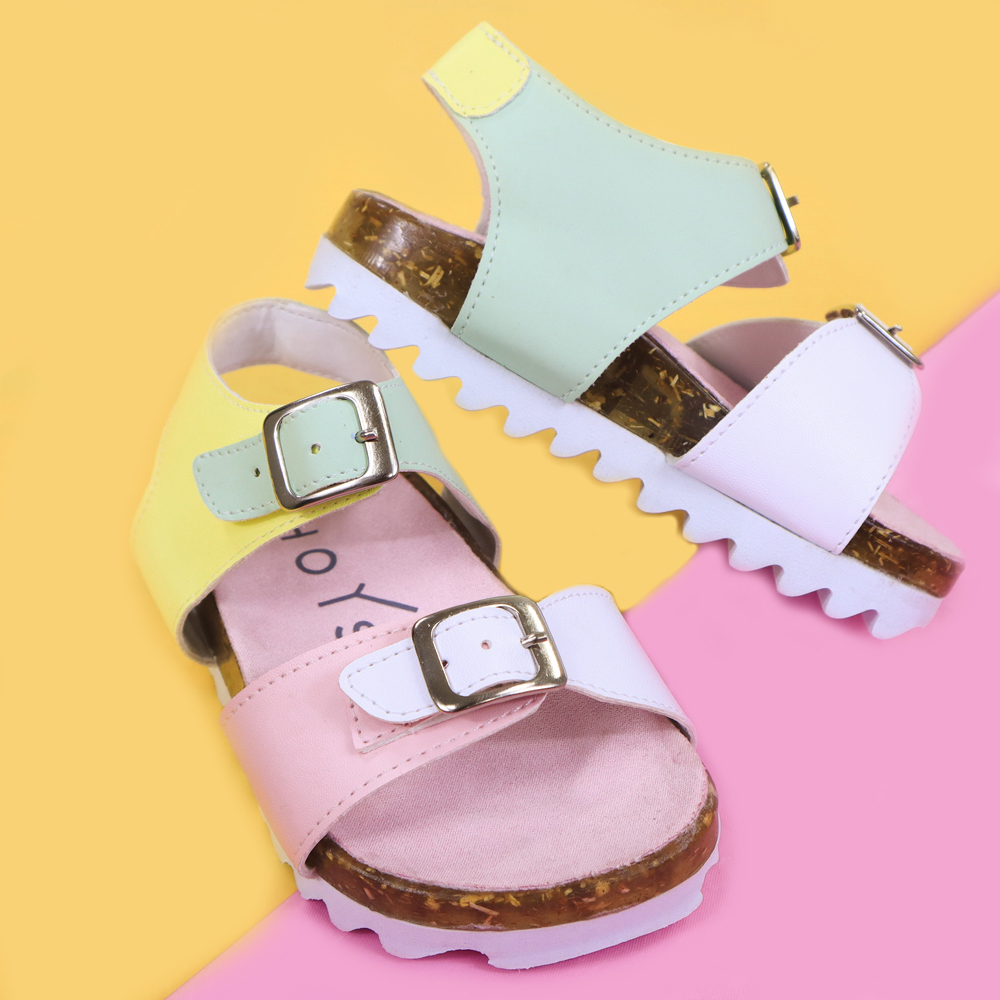 8079 Sandalias Fiesta Colorida (21 Tarima)