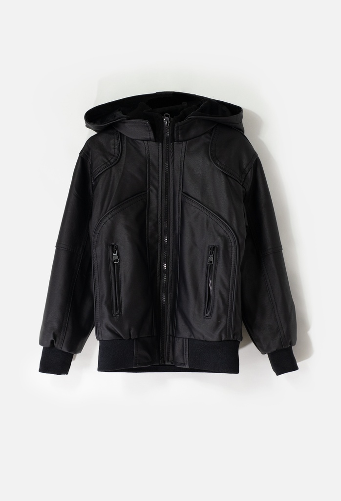 10430 Negra - AB8500 Chamarra de Niño (27D2)