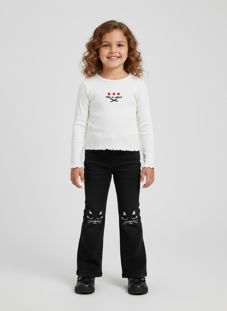 8529 Pantalón de niña (10F1)