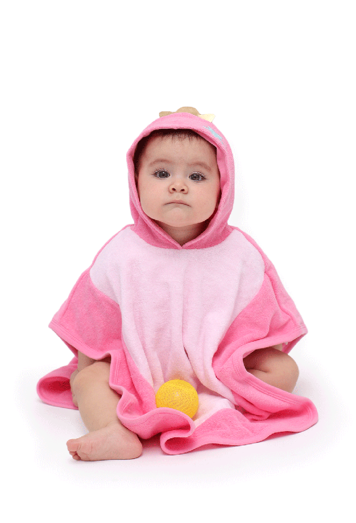 [L3066PINK] L3066R 40 toalla para bebe (21B3)