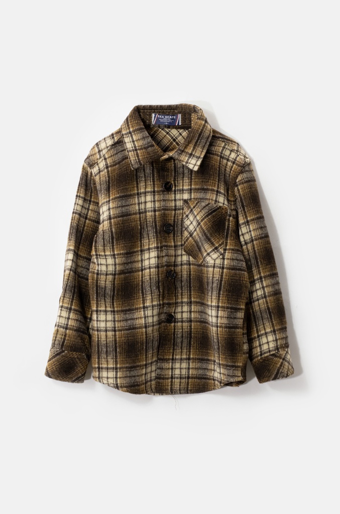 10242 Cafe -JL22070S Camisa de Niño (28D2)