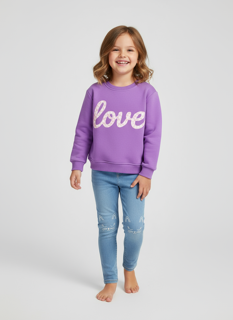 [12613-T10-16] 12613-T10-16 Sudadera de Niña (9N2)