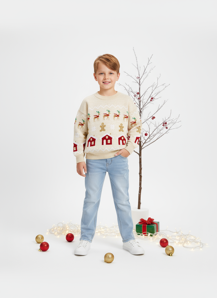 [12648-T10-16] 12648-T10-16 Suéter de Niño (7H4)