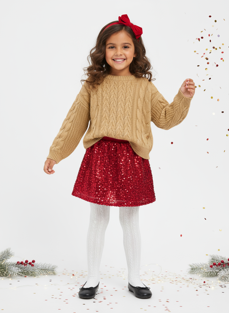 [12714-T10-12] 12714-T10-12 Falda de Niña (11H1)