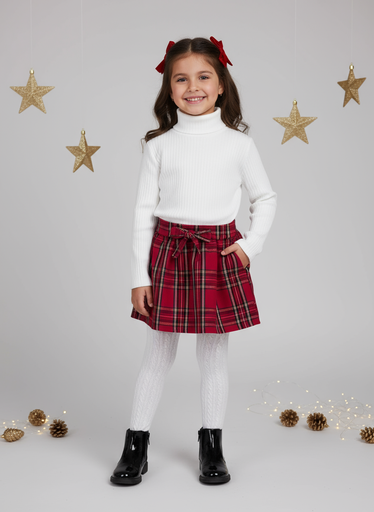 12769-T10-16 Falda de Niña (10L4)