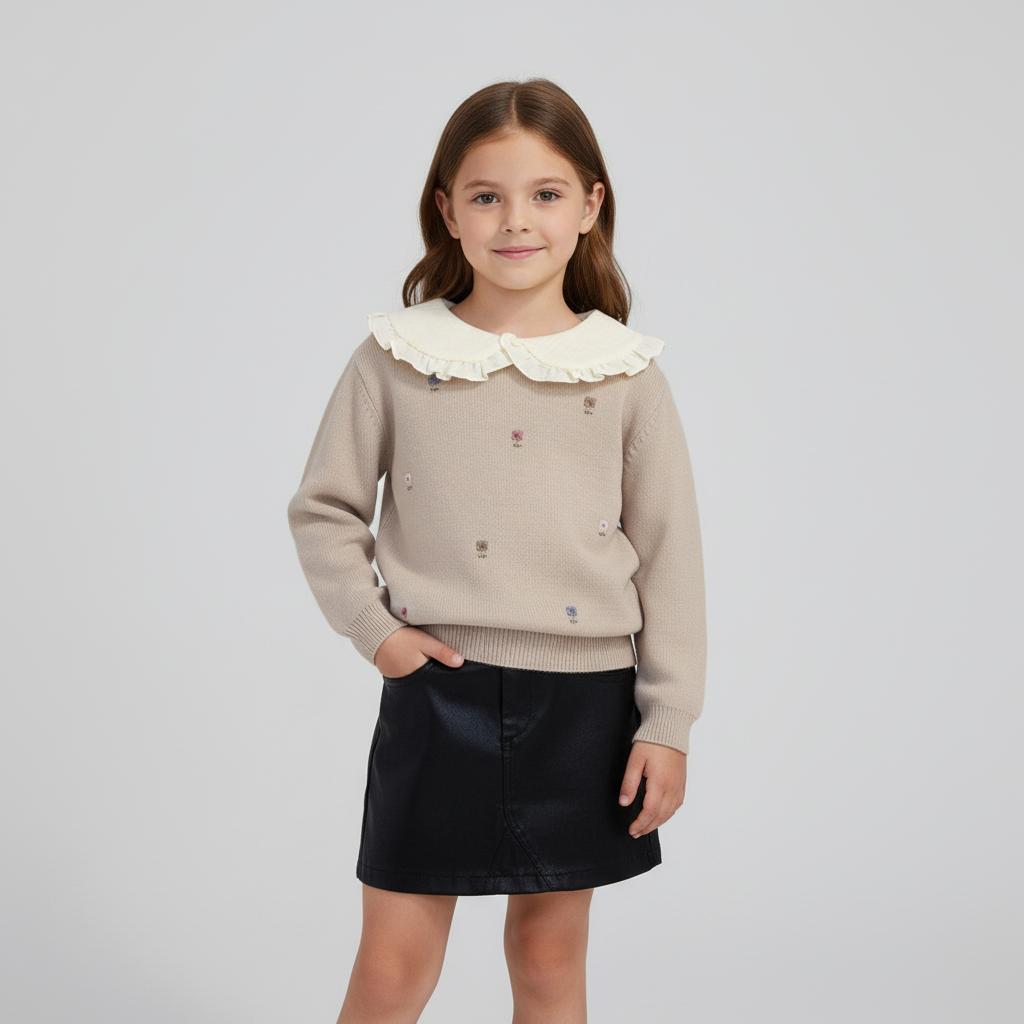 [12835] 12835 Suéter de Niña (6F2)