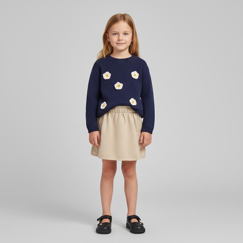 [12852-T10-16] 12852-T10-16 Falda de Niña (11I4)