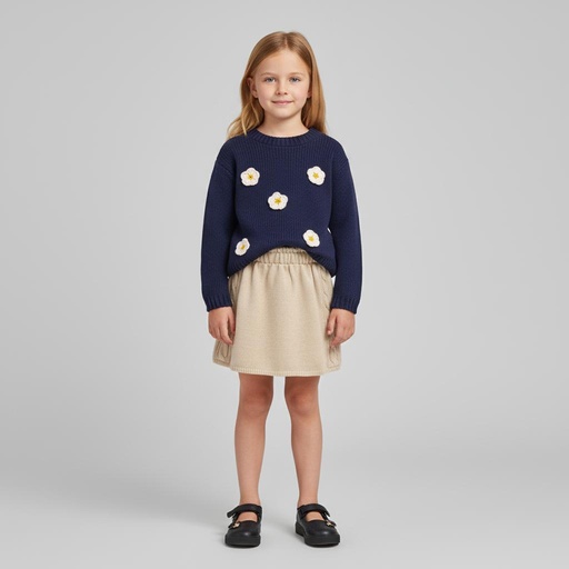 12852-T10-16 Falda de Niña (11I4)